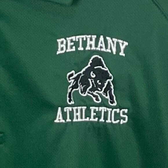 Nike Bethany College Athletics Polo Shirt Mens Large Green DriFit Golf - Picture 5 of 8
